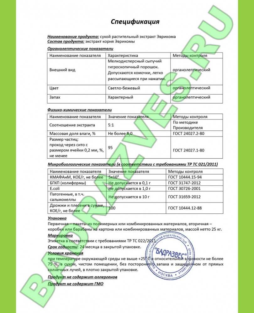 Эврикома длиннолистная инструкция по применению - все инструкции и руководства по применению