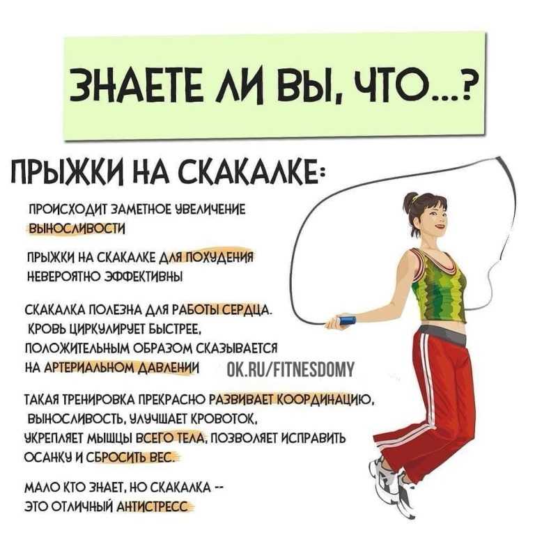 Прыжки на скакалке техника выполнения