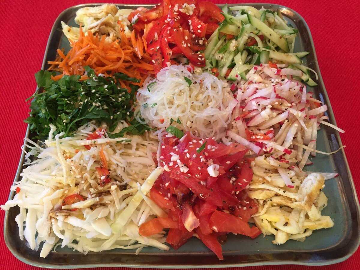 Салат "чафан" с жареным мясом - кулинарный рецепт. миллион меню