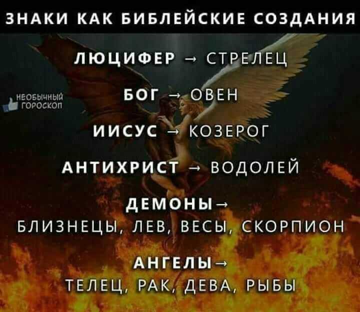 Знаки зодиака, которые попадут в рай и ад