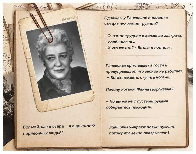 Фаина раневская: «талант — это неуверенность в себе и мучительное недовольство собой»