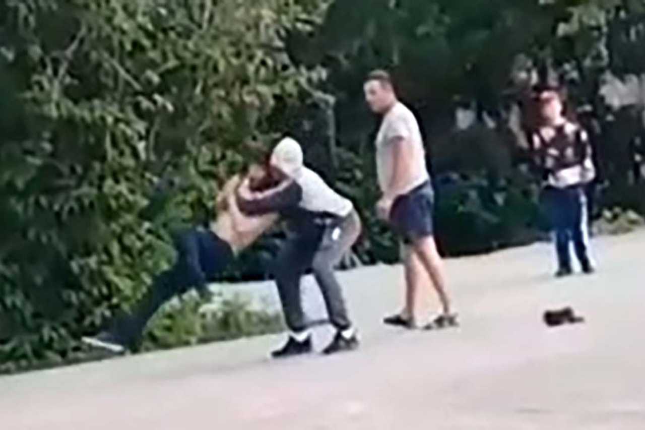 Драка на концерте галкина