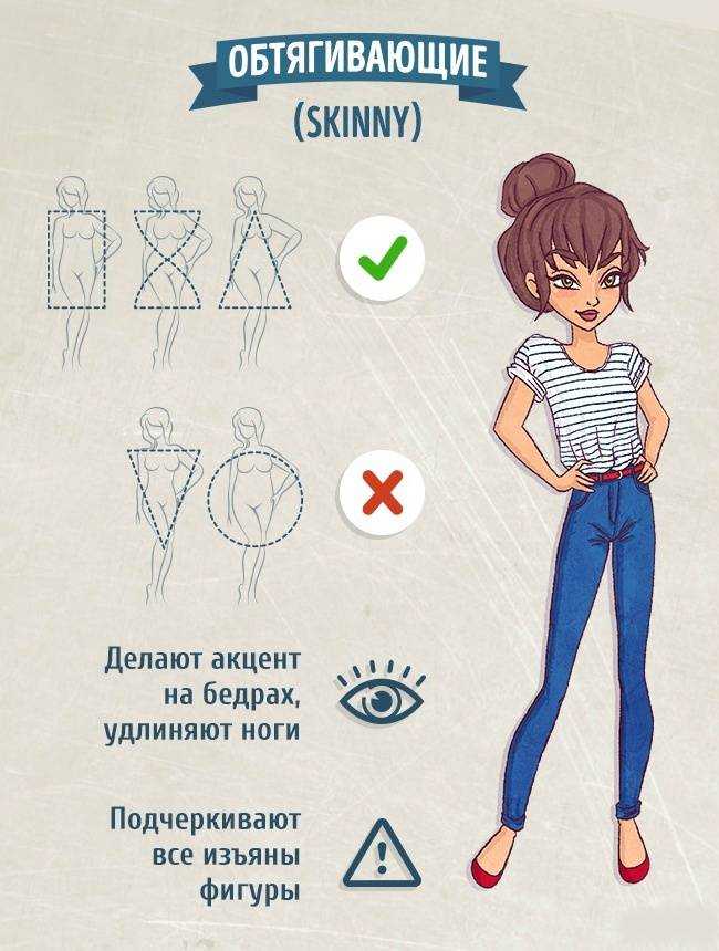 Как выбрать джинсы в соответствии с особенностями фигуры