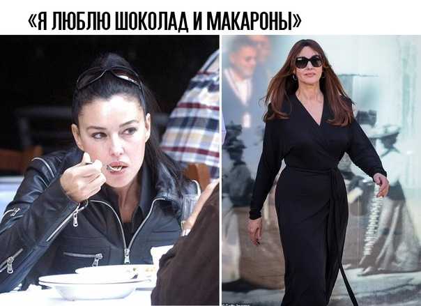 Моника белуччи. фото в молодости и сейчас, в купальнике, без макияжа, фотошопа. делала ли операции