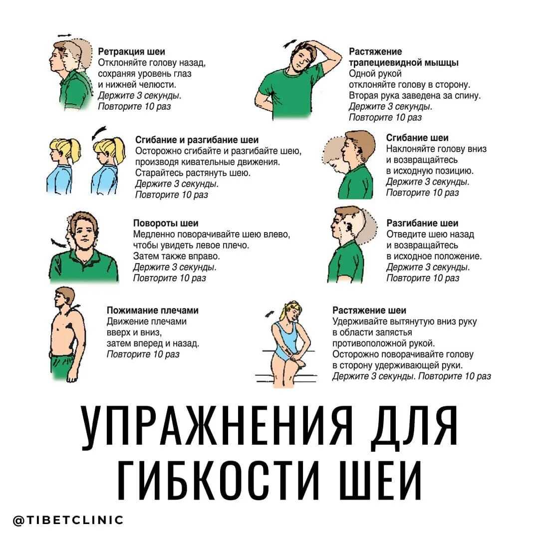 Как добиться расслабления мышц шеи и верхней части спины