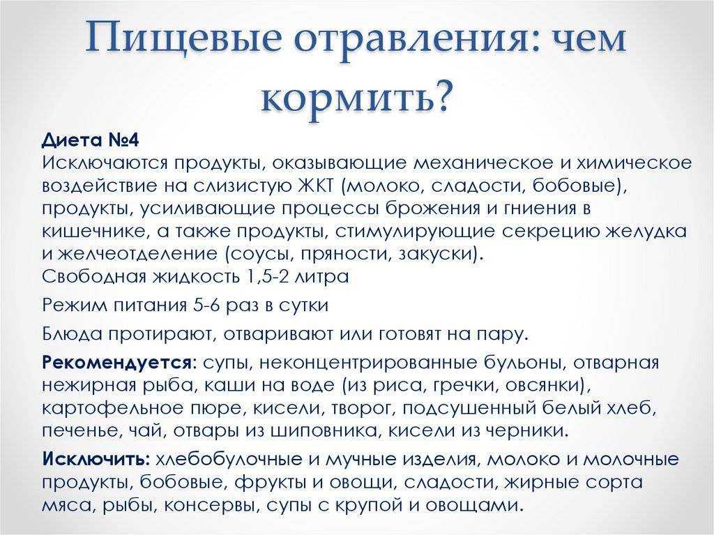 Правильное и полезное питание ребенка после пищевого отравления