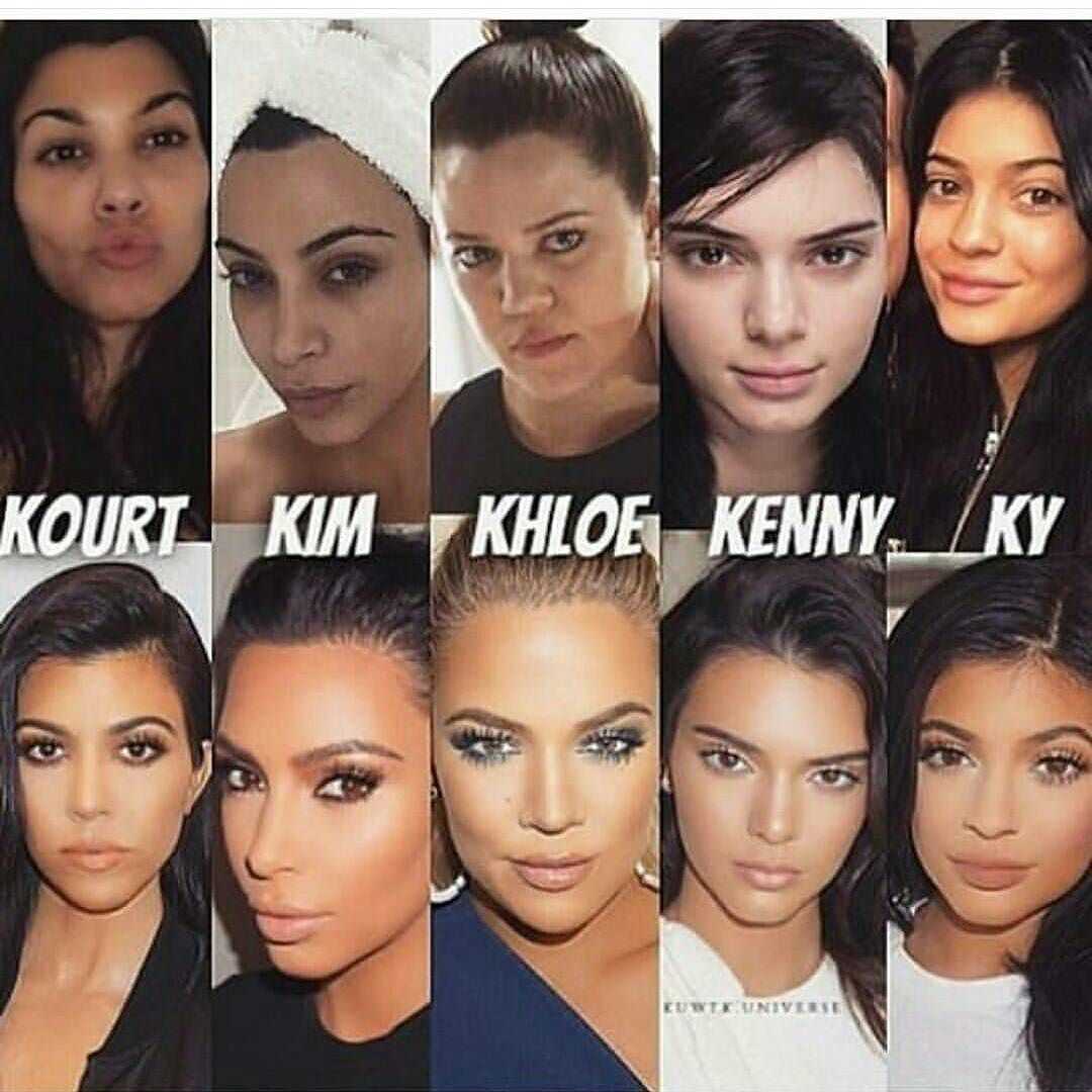 Kylie jenner, before and after transformation