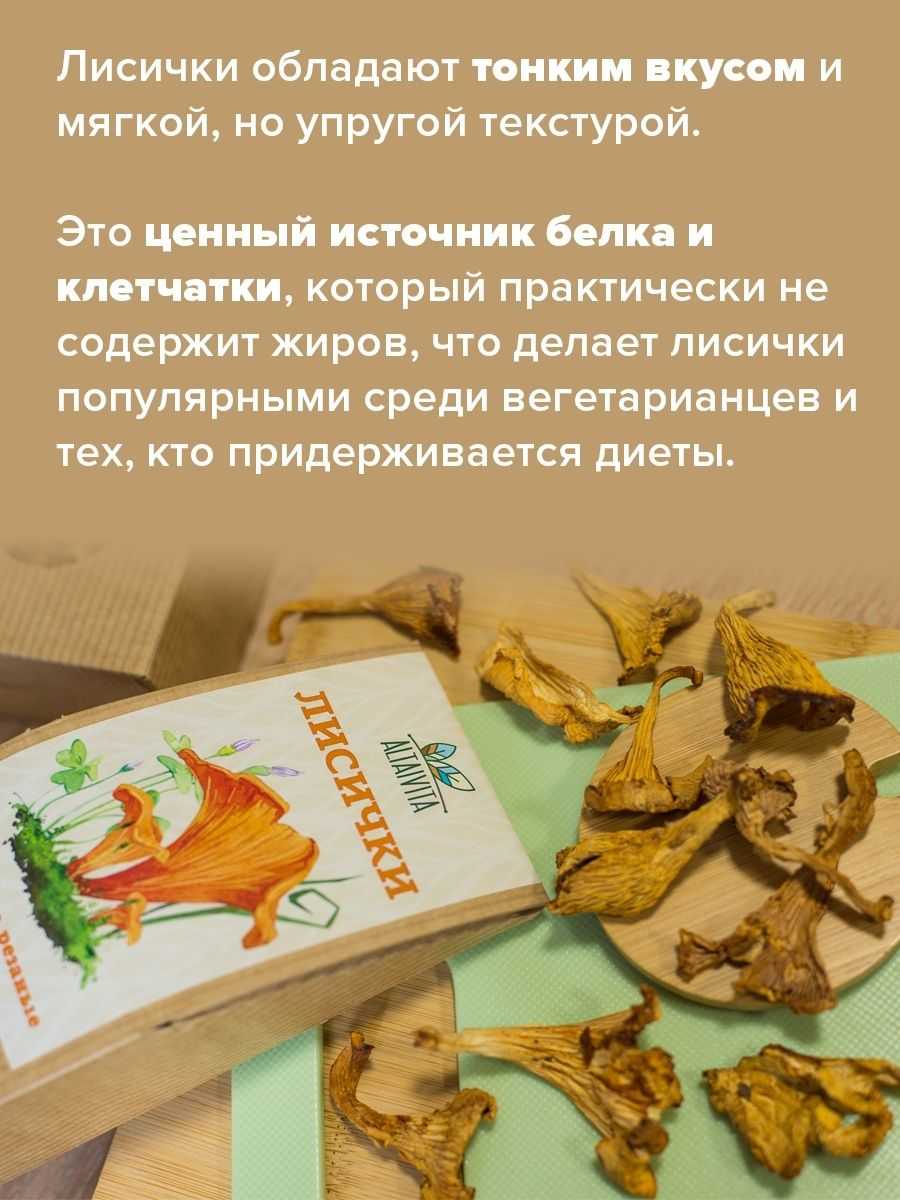 Грибы лисички