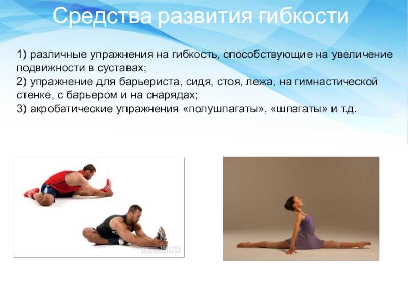 Упражнения для развития гибкости тела