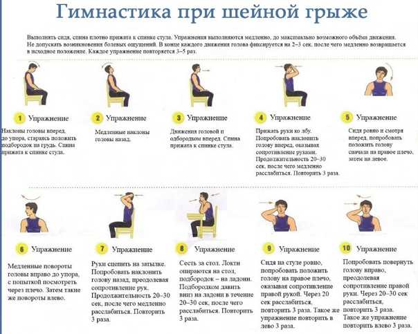 Упражнения при грыжах