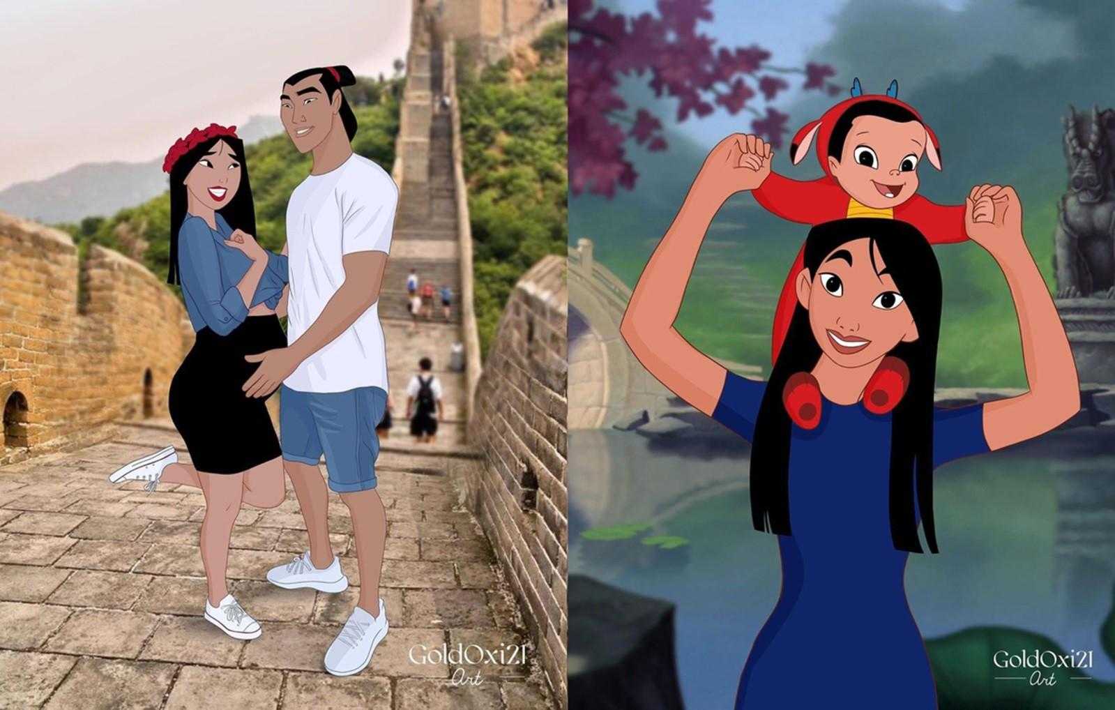 Как бы закончилась история принцесс disney в реальной жизни: художница из россии представила диснеевских принцесс в неожиданных ролях | dailyposter