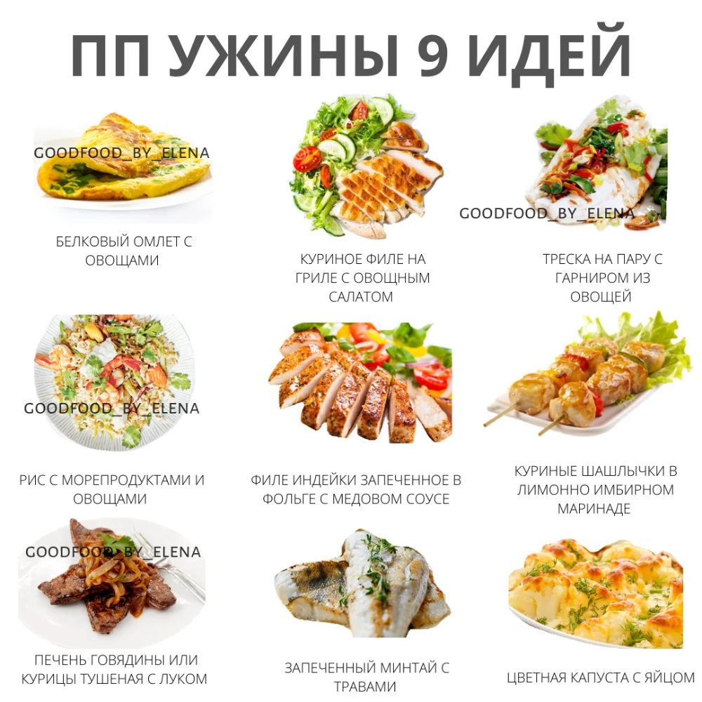 Каким должен быть ужин, чтобы не набирать вес