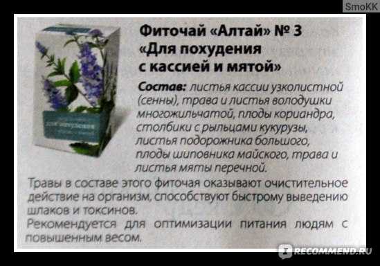 Лучший чай для похудения по отзывам