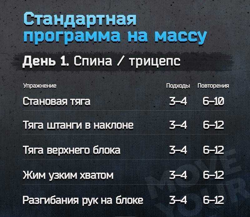 Как набрать мышечную массу дома. программа тренировок на массу