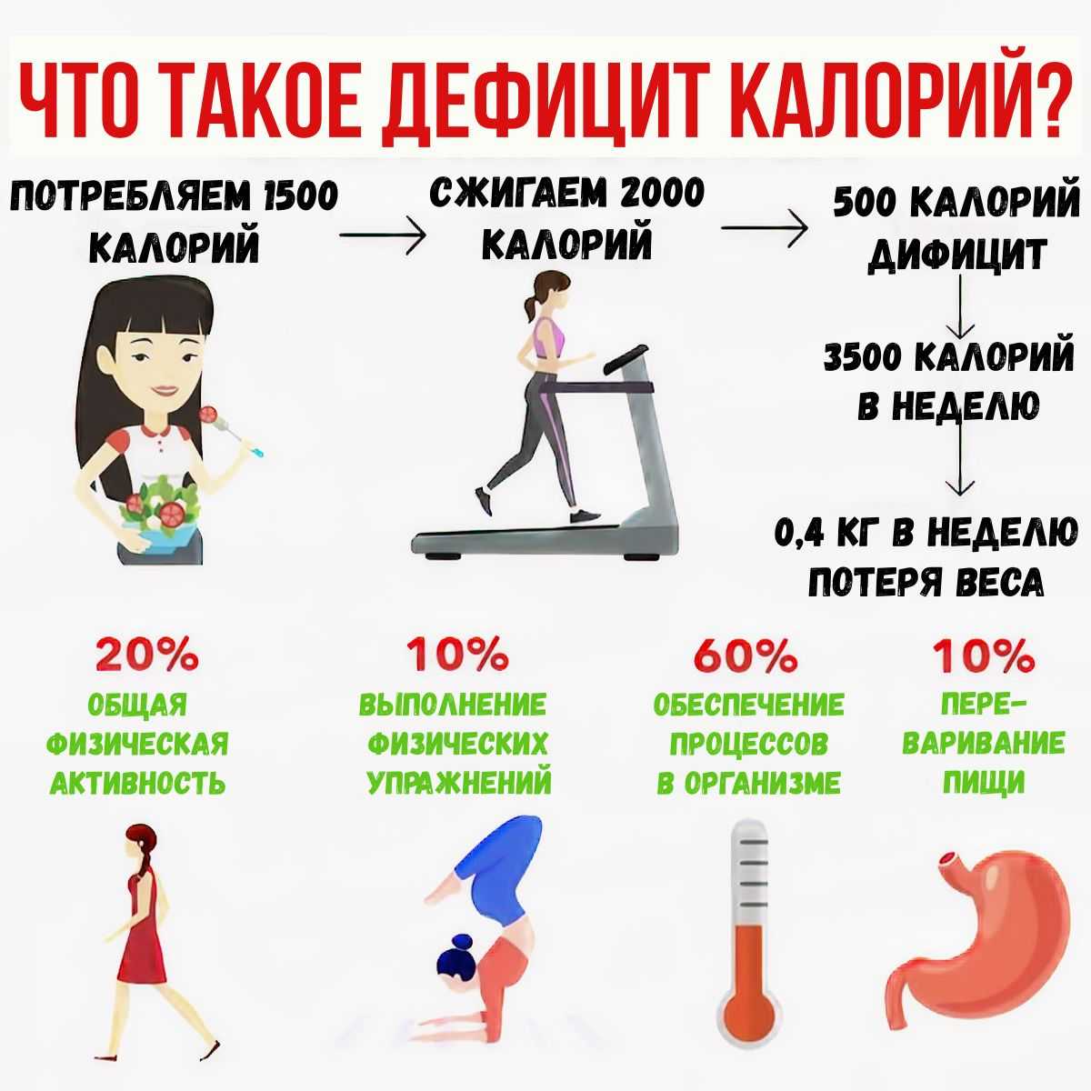 Почему я не худею на правильном питании и дефиците калорий
