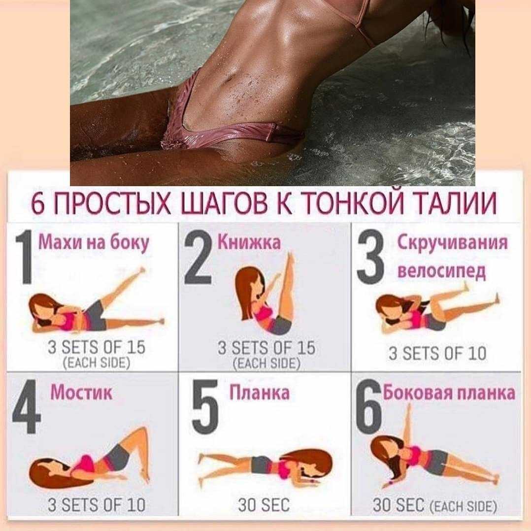 Лучшие упражнения для создания тонкой талии в домашних условиях