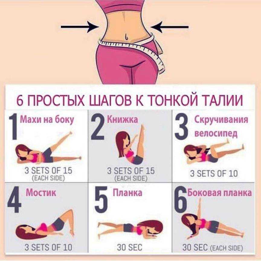 Упражнения для талии на уменьшение объема
упражнения для талии на уменьшение объема