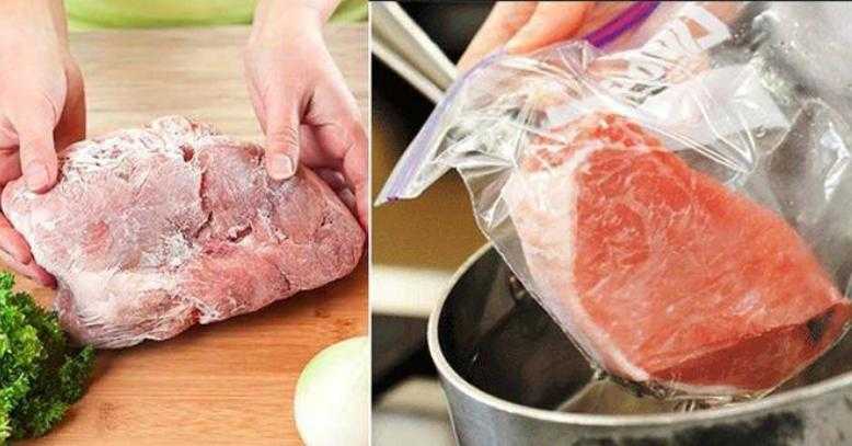Знаете ли вы как размораживать мясо быстро безопасно а какие способы подразумевающие экономию времени навредят вашему здоровью